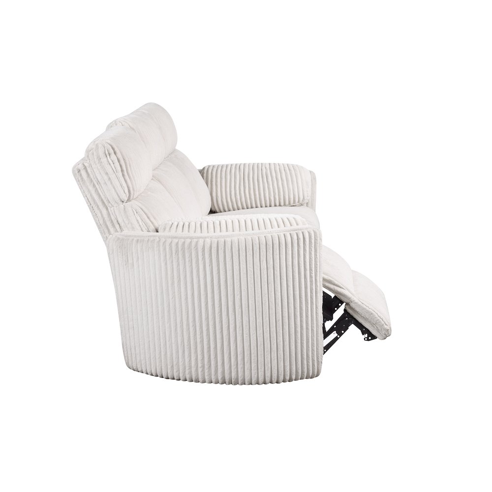 Radius - Mega Ivory Power Reclining Sofa. Picture 4