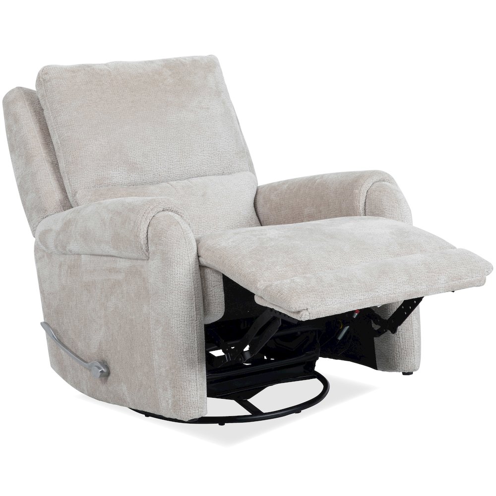 Gentry - Ecru Mist Manual Swivel Glider Recliner Two Pack. Picture 3