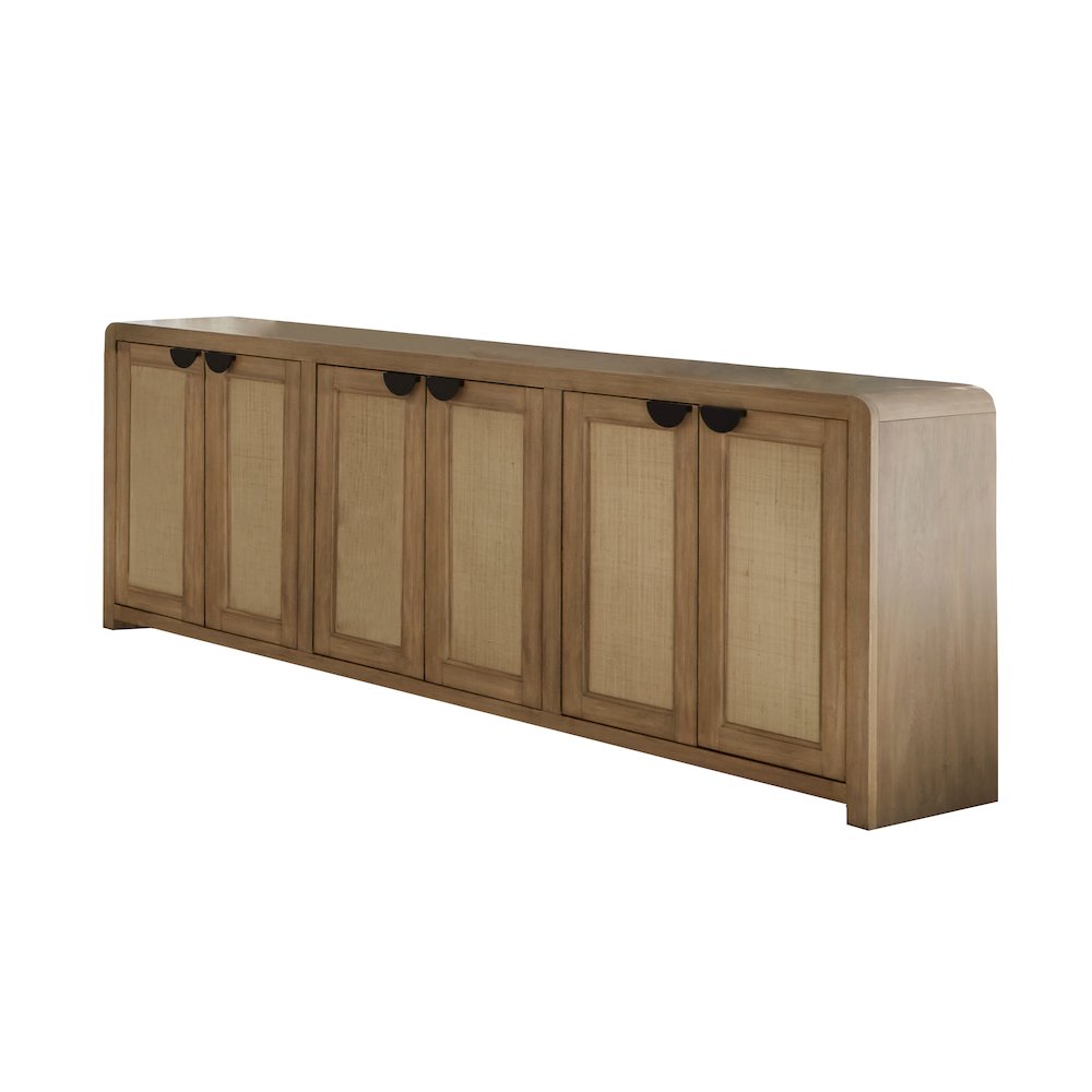 90 In. Console with Reversible Panel Doors. Picture 1