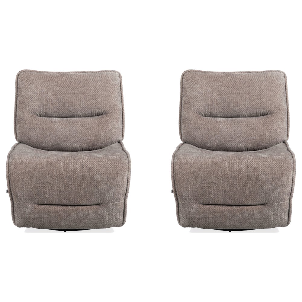 Parker Living Leo - Wheat Armless Recliner Two Pack. Picture 1