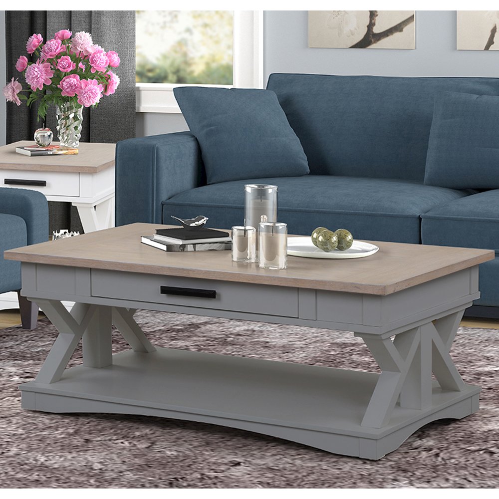 Modern - Dove Cocktail Table with 2 End Tables. Picture 4