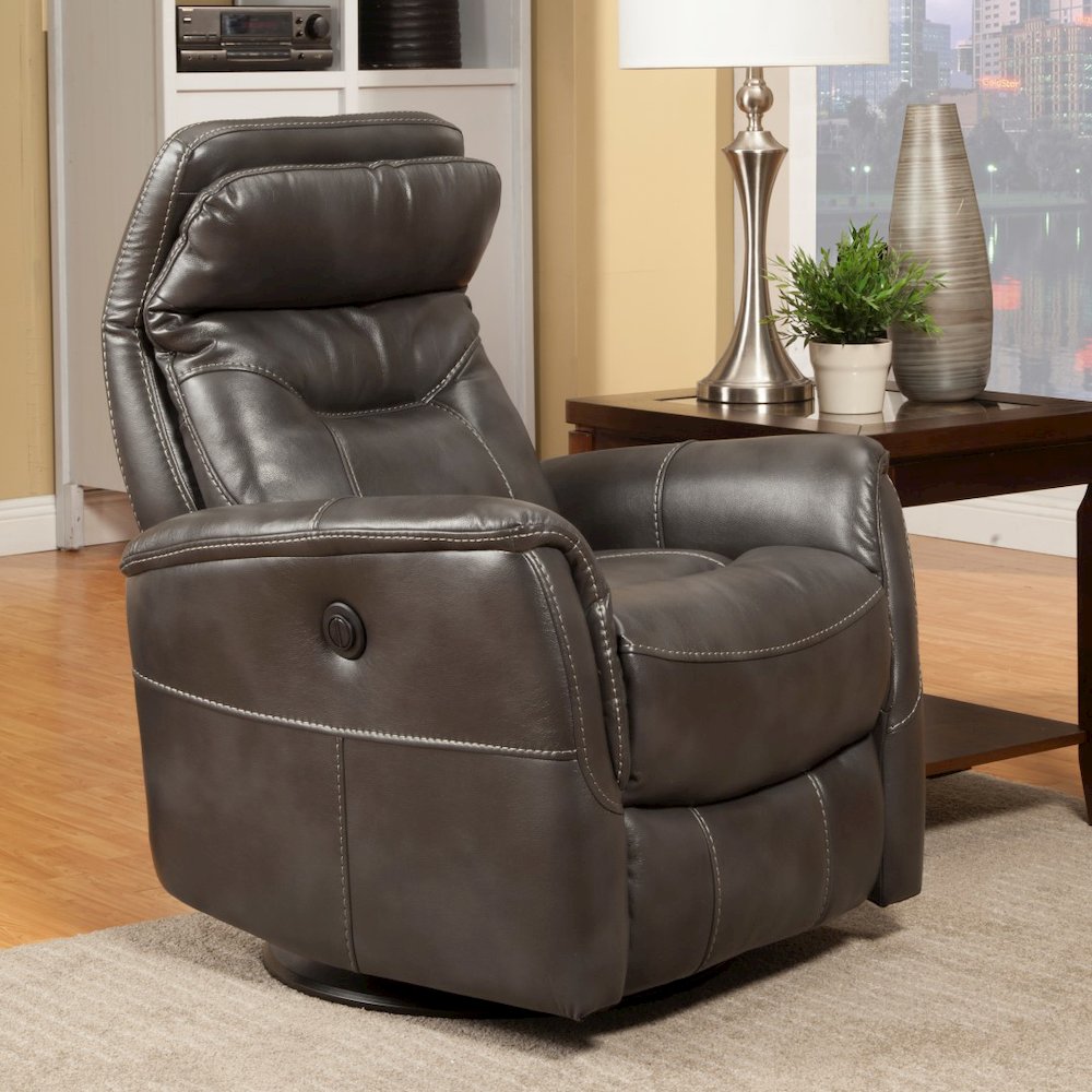 Gemini - Flint Power Swivel Glider Recliner. Picture 10