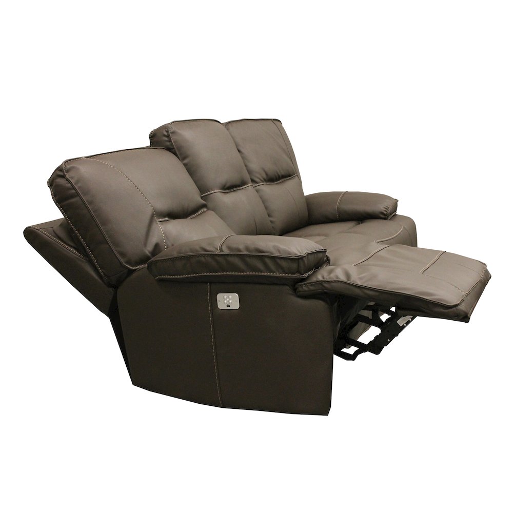 Spartacus - Chocolate Power Reclining Sofa. Picture 2