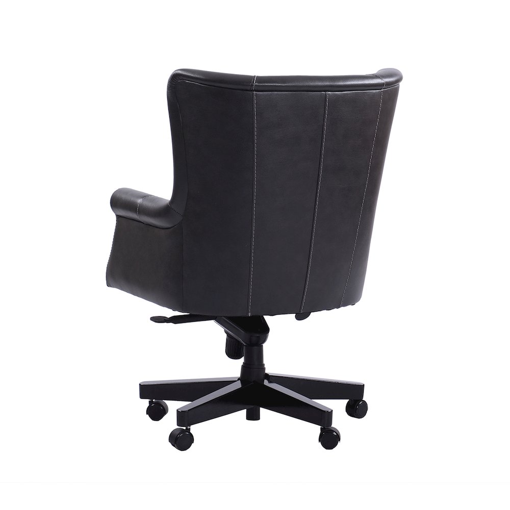 Leather Desk Chair. Picture 5