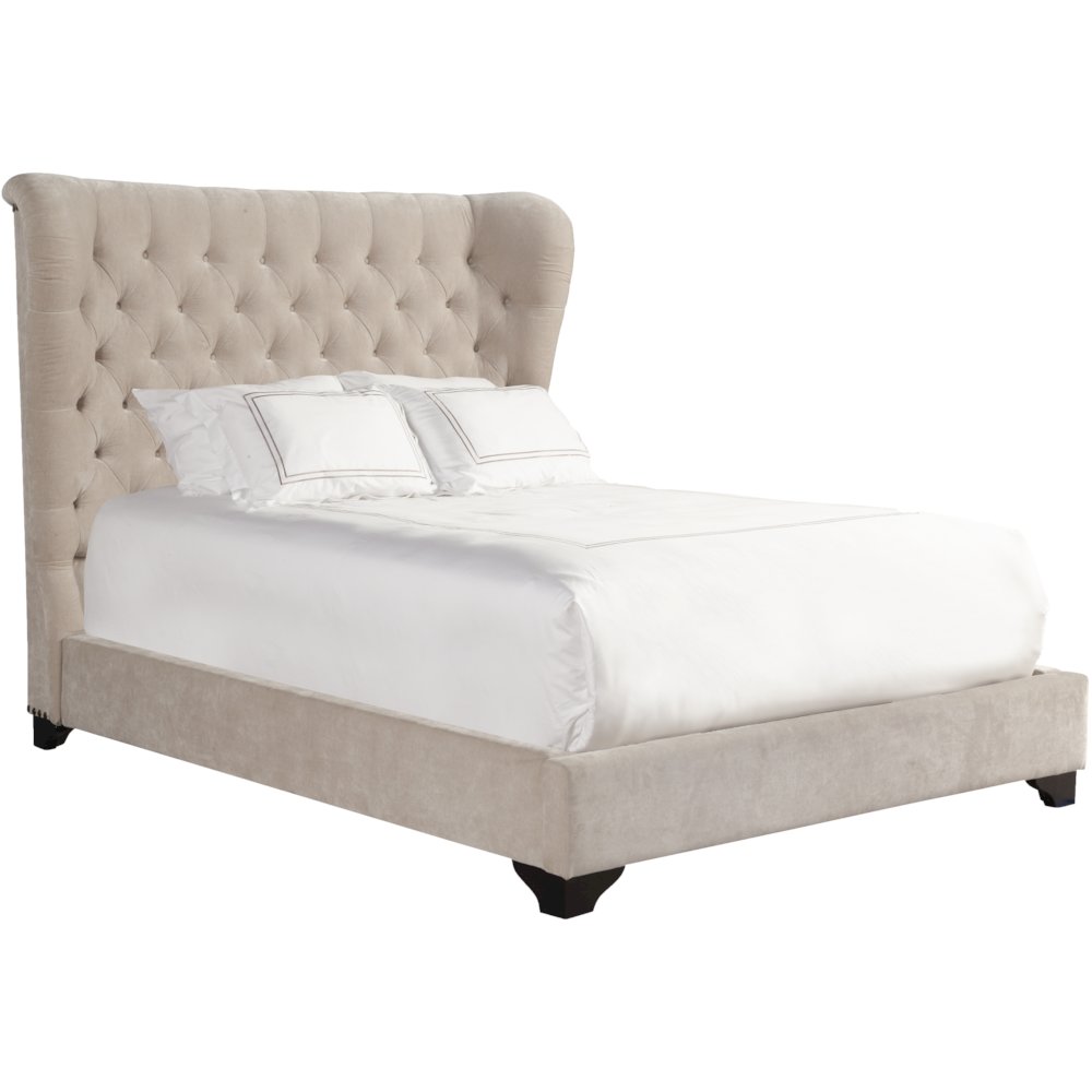 Chloe - Meringue Queen Bed. Picture 2