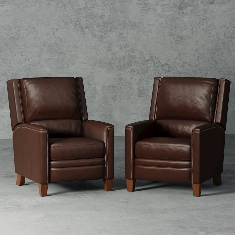 Connor - Espresso Manual Recliner Two Pack. Picture 7
