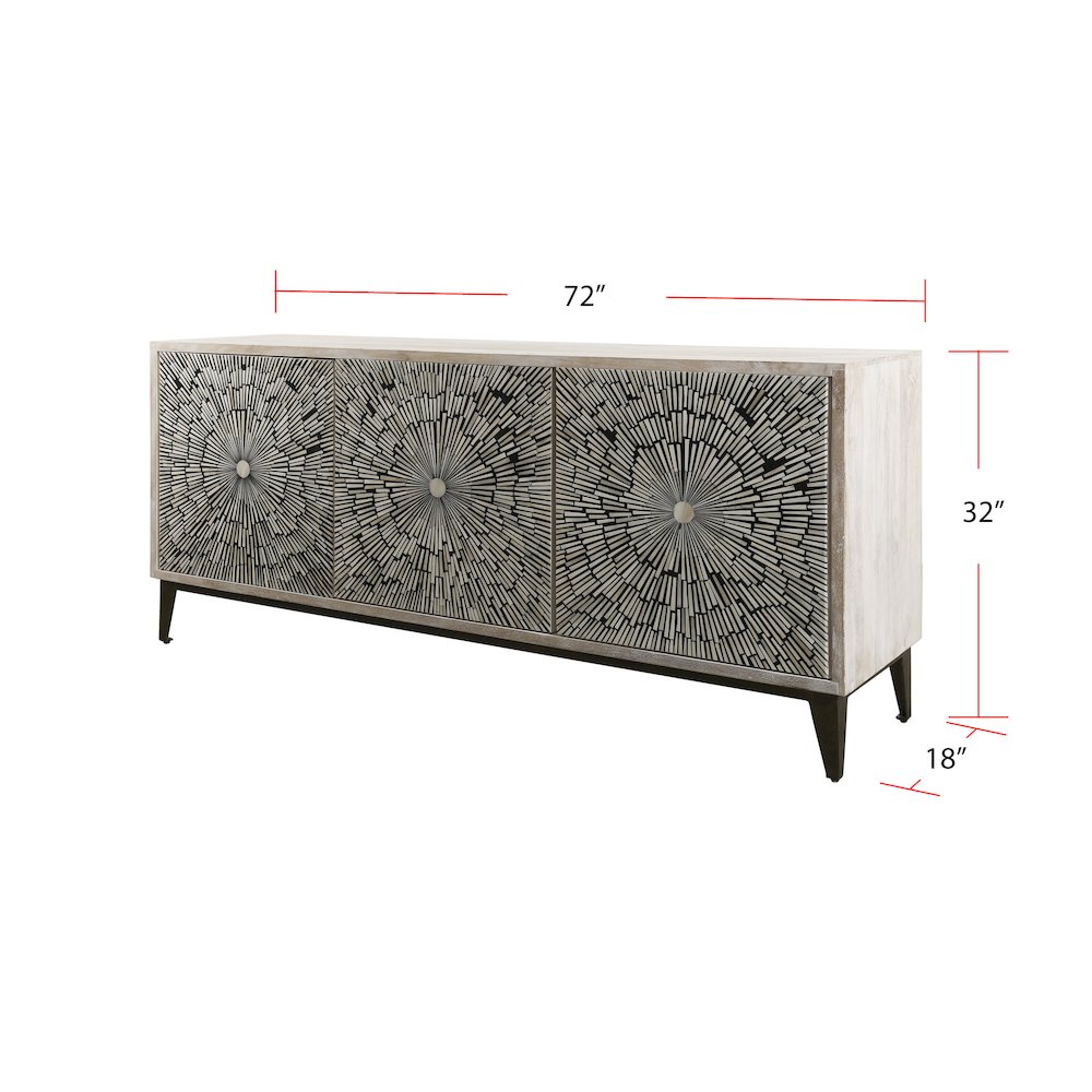 Parker House Crossings - Big Bang 72 In. Console. Picture 6