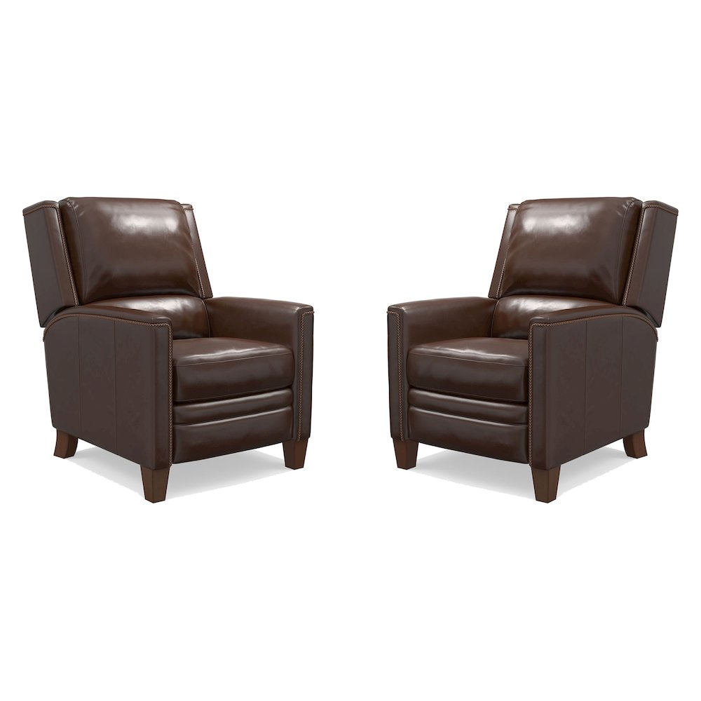 Connor - Espresso Manual Recliner Two Pack. Picture 1