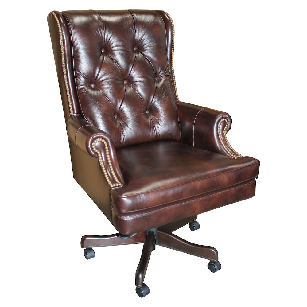 Parker Living - Leather Desk Chair. Picture 1