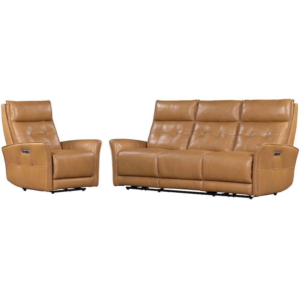 Gershwin - Lucca Butterscotch Power Reclining Sofa and Recliner. Picture 1