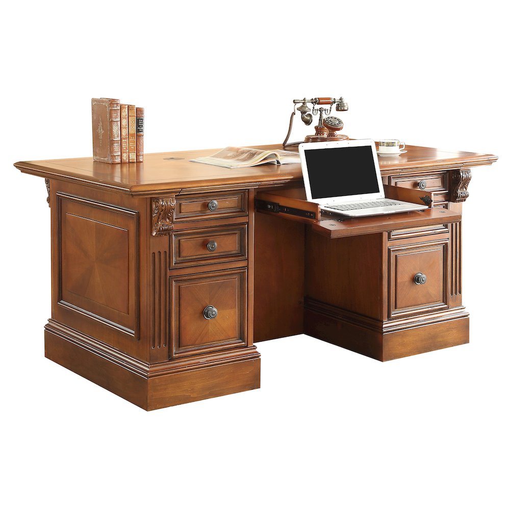 Huntington Double Pedestal Executive Desk. Picture 1