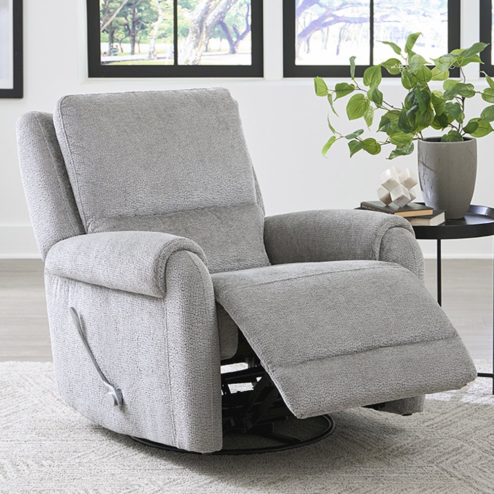 Gentry - Shadowplay Manual Swivel Glider Recliner Two Pack. Picture 5
