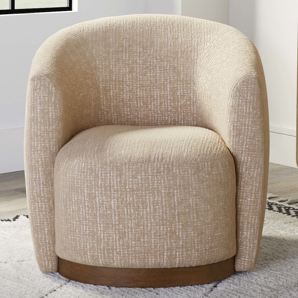Tatum - Sand Dollar Swivel Accent Chair Two Pack. Picture 7