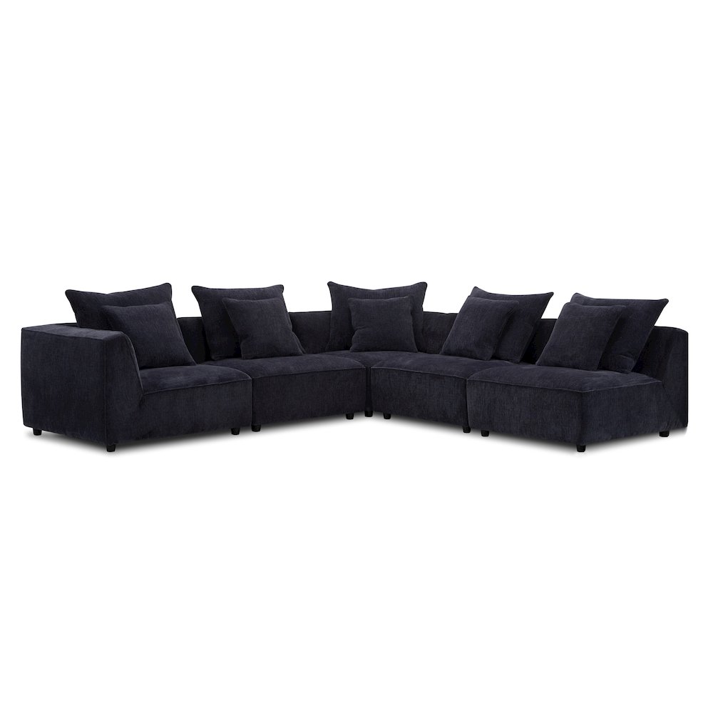 Recess - Reptile Blue 5 Piece Modular Sectional. Picture 1