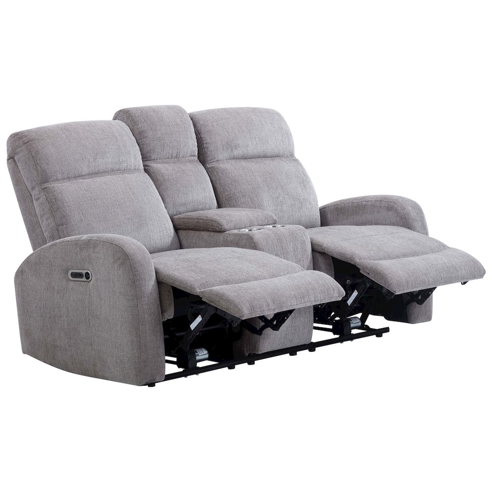 Tuscany - Whiskers Nature Power Reclining Console Loveseat. Picture 3