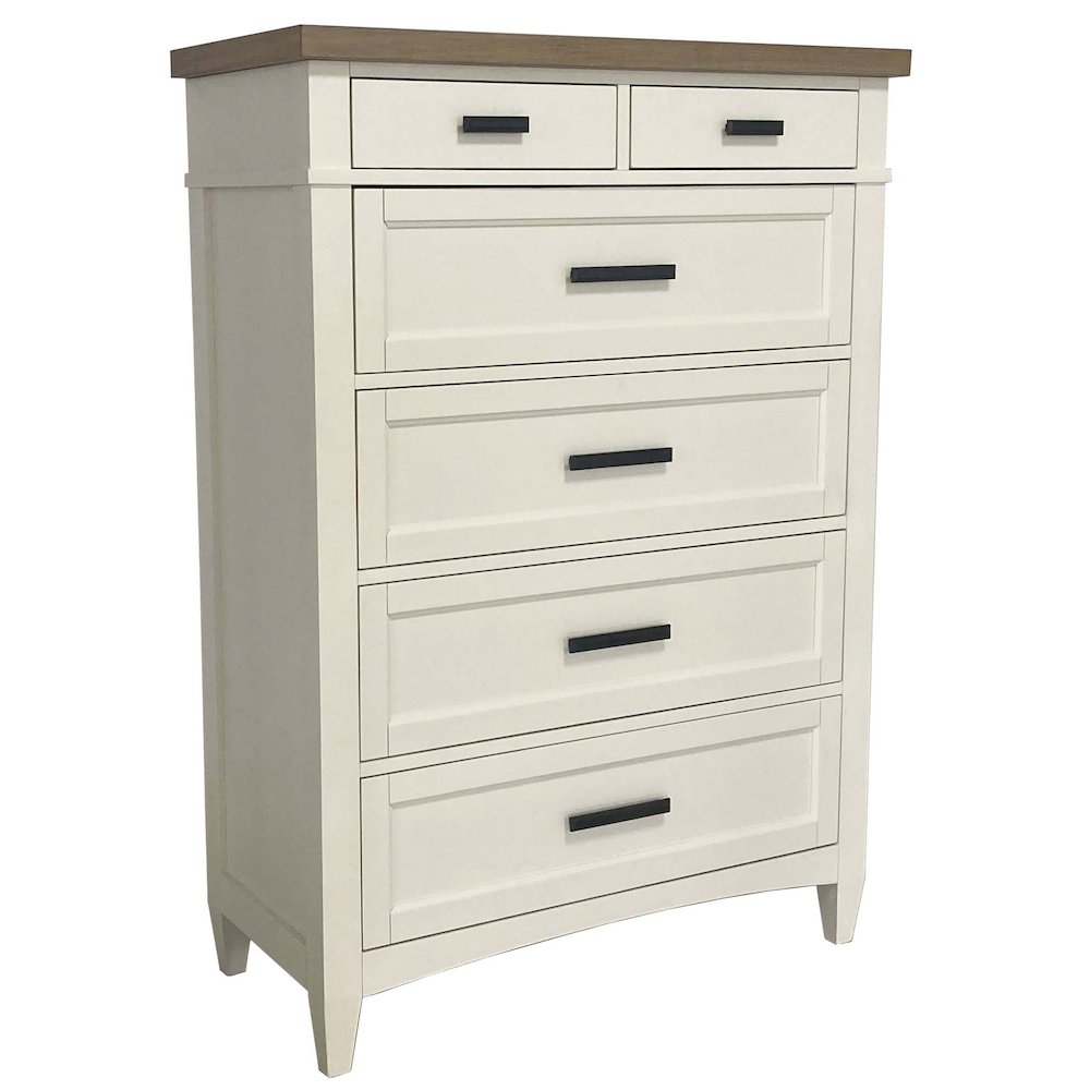 Modern Bedroom 6 Drawer Chest. Picture 1