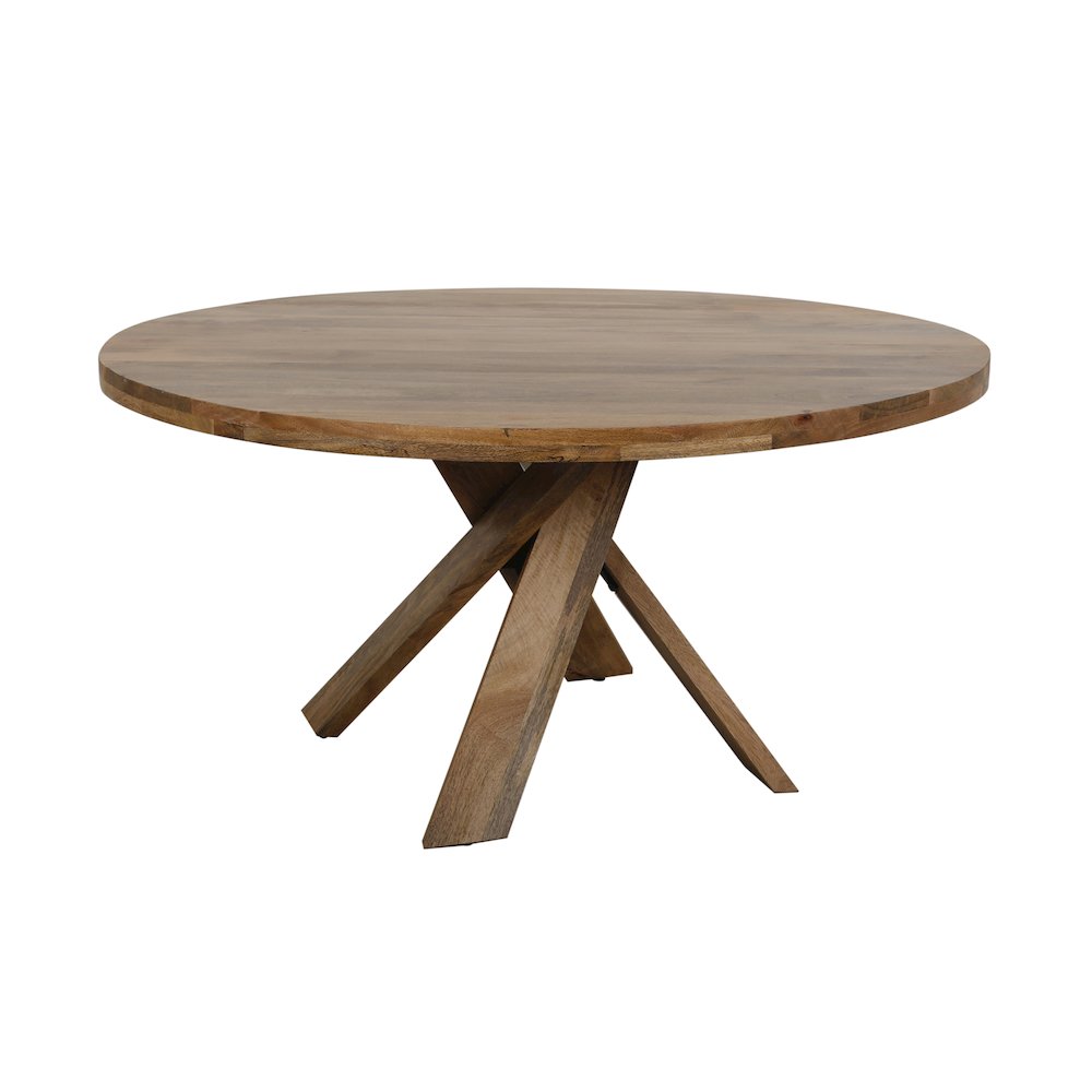 Downtown Dining 60 In. Round Dining Table With 4 Upholstered Chairs. Picture 3