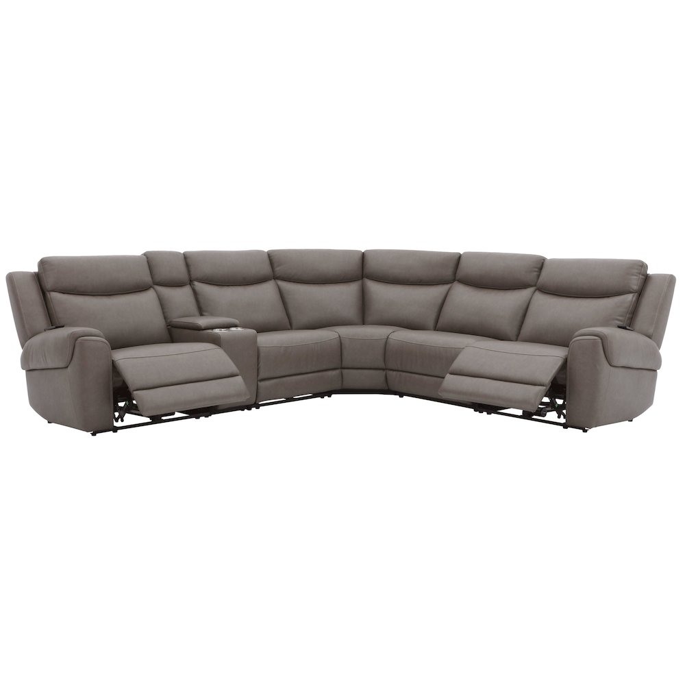 Momentum - Dark Granite 6 Piece Modular Power Reclining Sectional. Picture 2