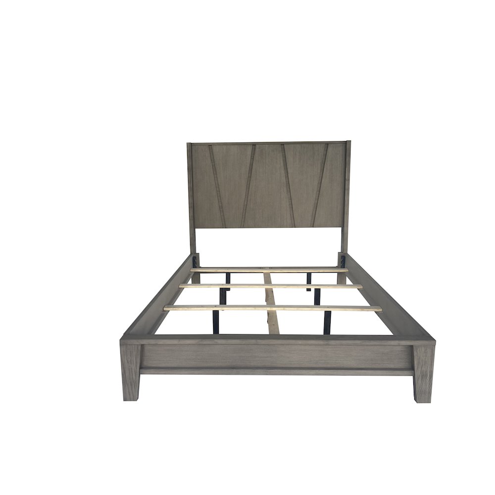 Pure Modern Bedroom Queen Panel Bed. Picture 4