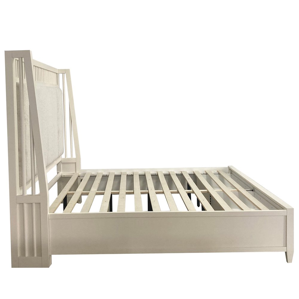 Modern Bedroom Queen Shelter Bed. Picture 5