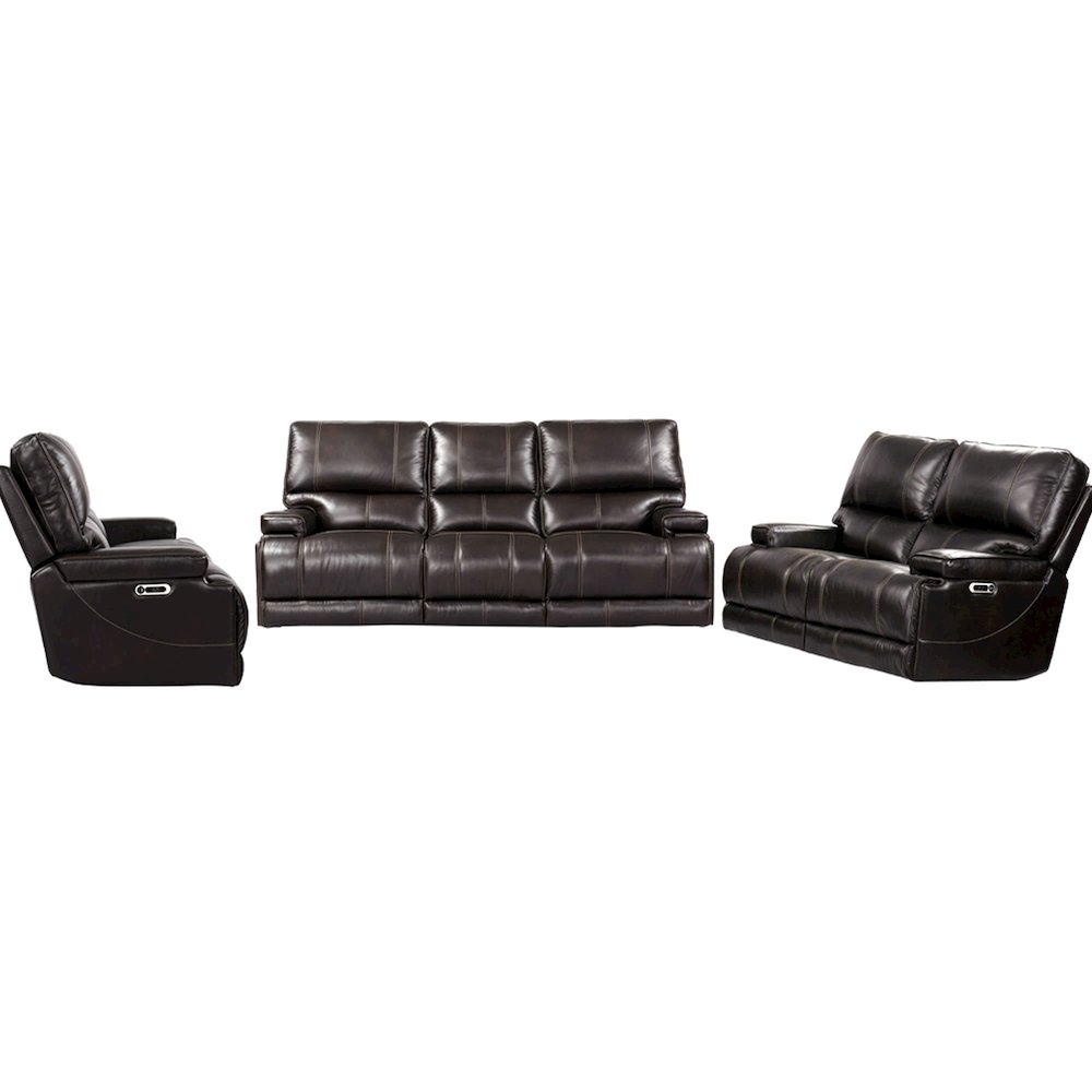 Verona Coffee - Powered By Freemotion Power Reclining Sofa Loveseat and Recliner. Picture 1