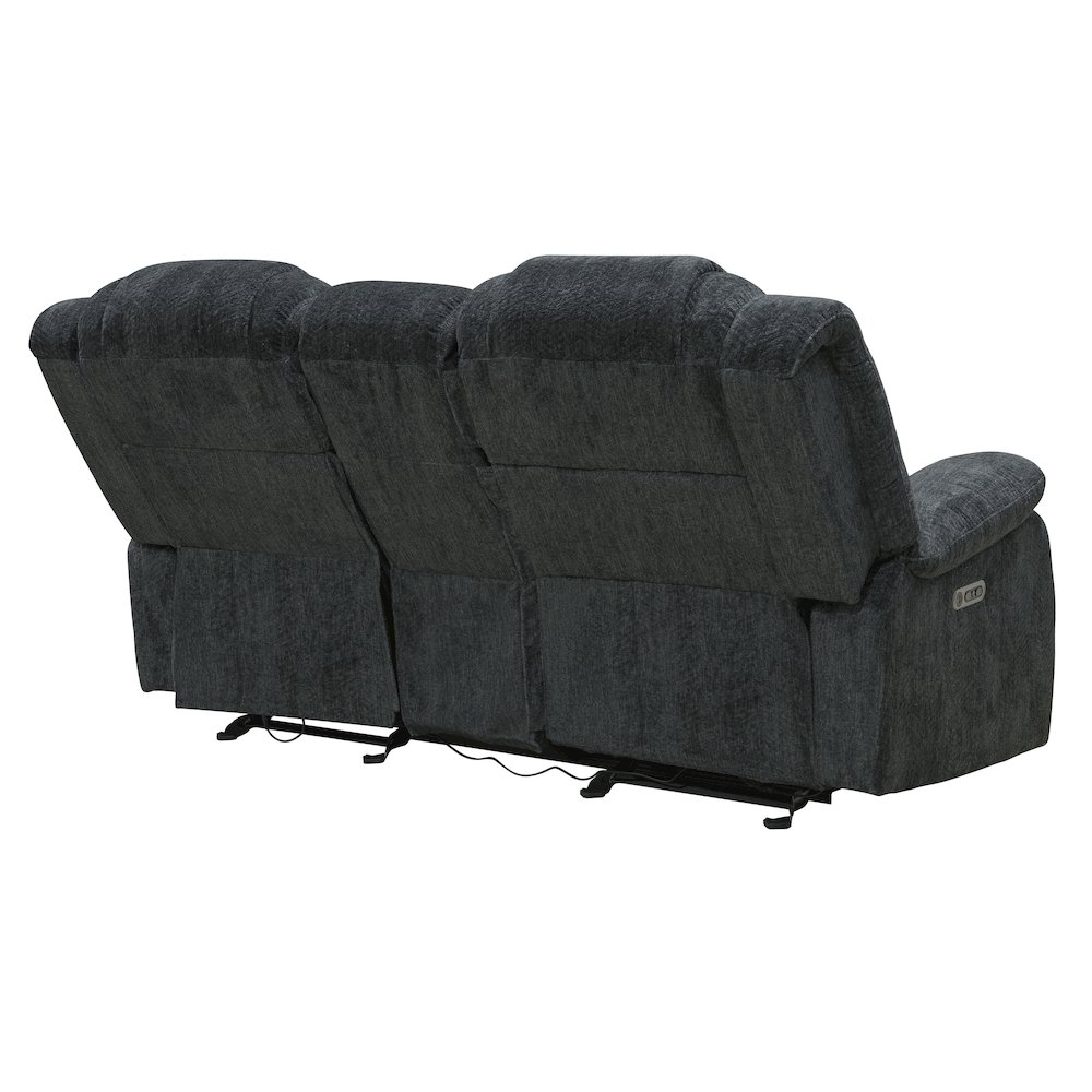 Bolton - Misty Storm Manual Glider Reclining Sofa Loveseat and Recliner. Picture 9
