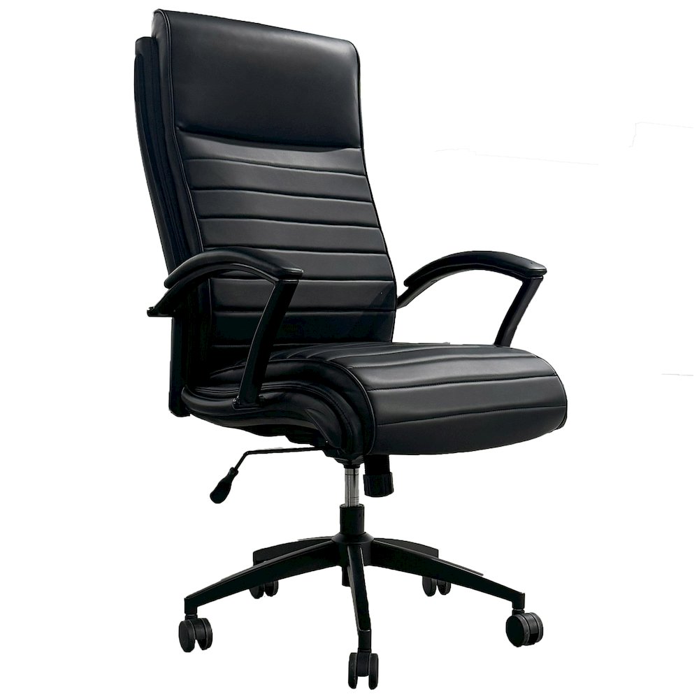 Leather Desk Chair. Picture 1