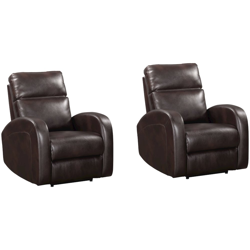Devin - Pebble Brown Power Recliner Two Pack. Picture 1