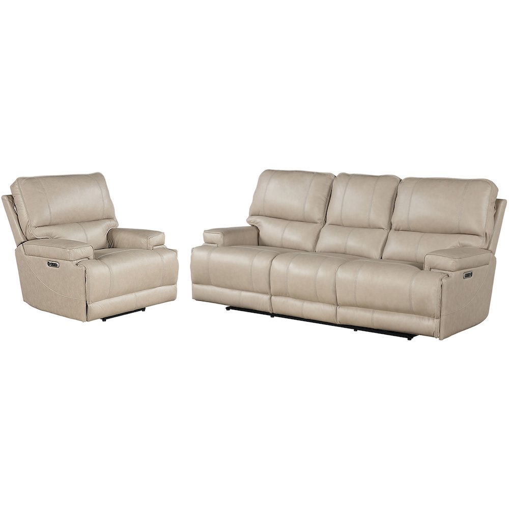 Whitman - Verona Linen - Powered By Freemotion Power Reclining Sofa and Recliner. Picture 1