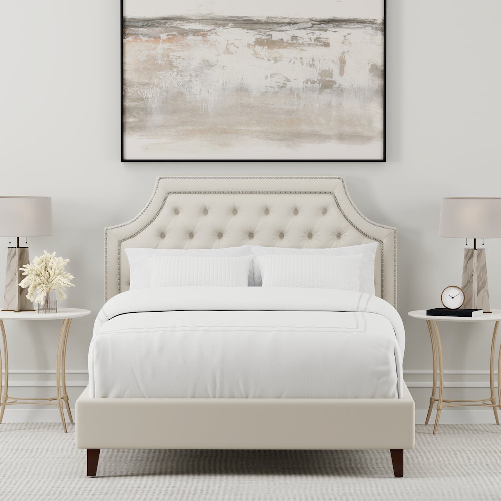 Jasmine - Champagne Queen Bed. Picture 5