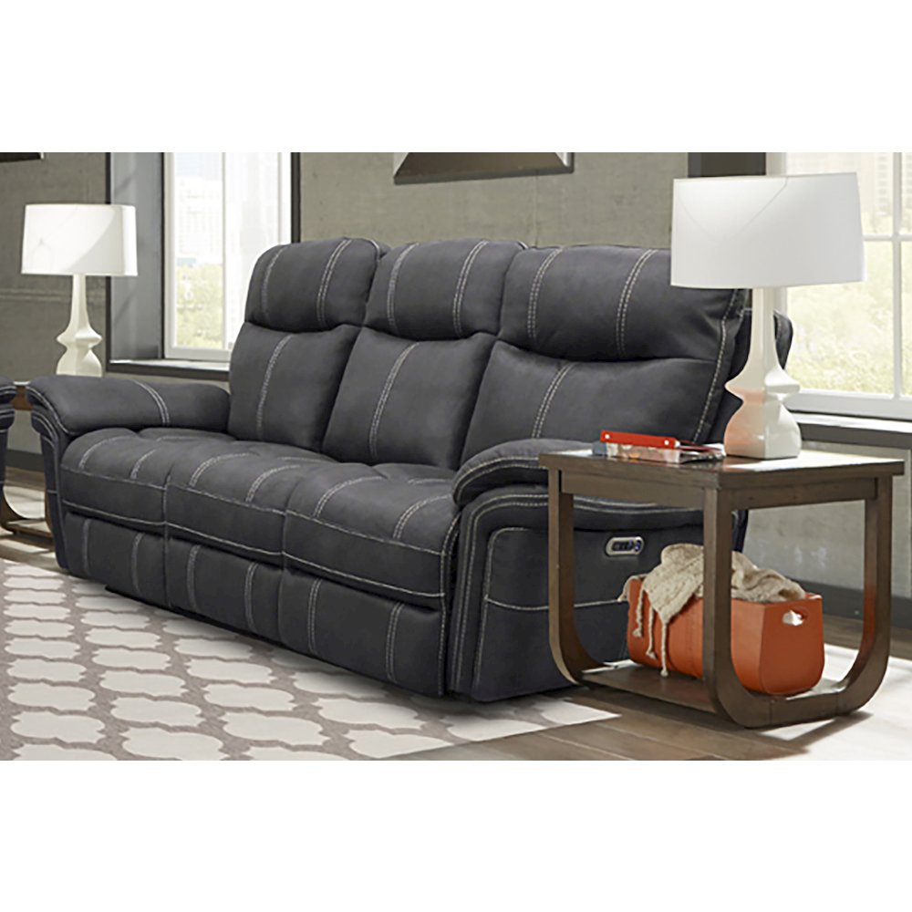 Mason - Charcoal Power Reclining Sofa. Picture 3