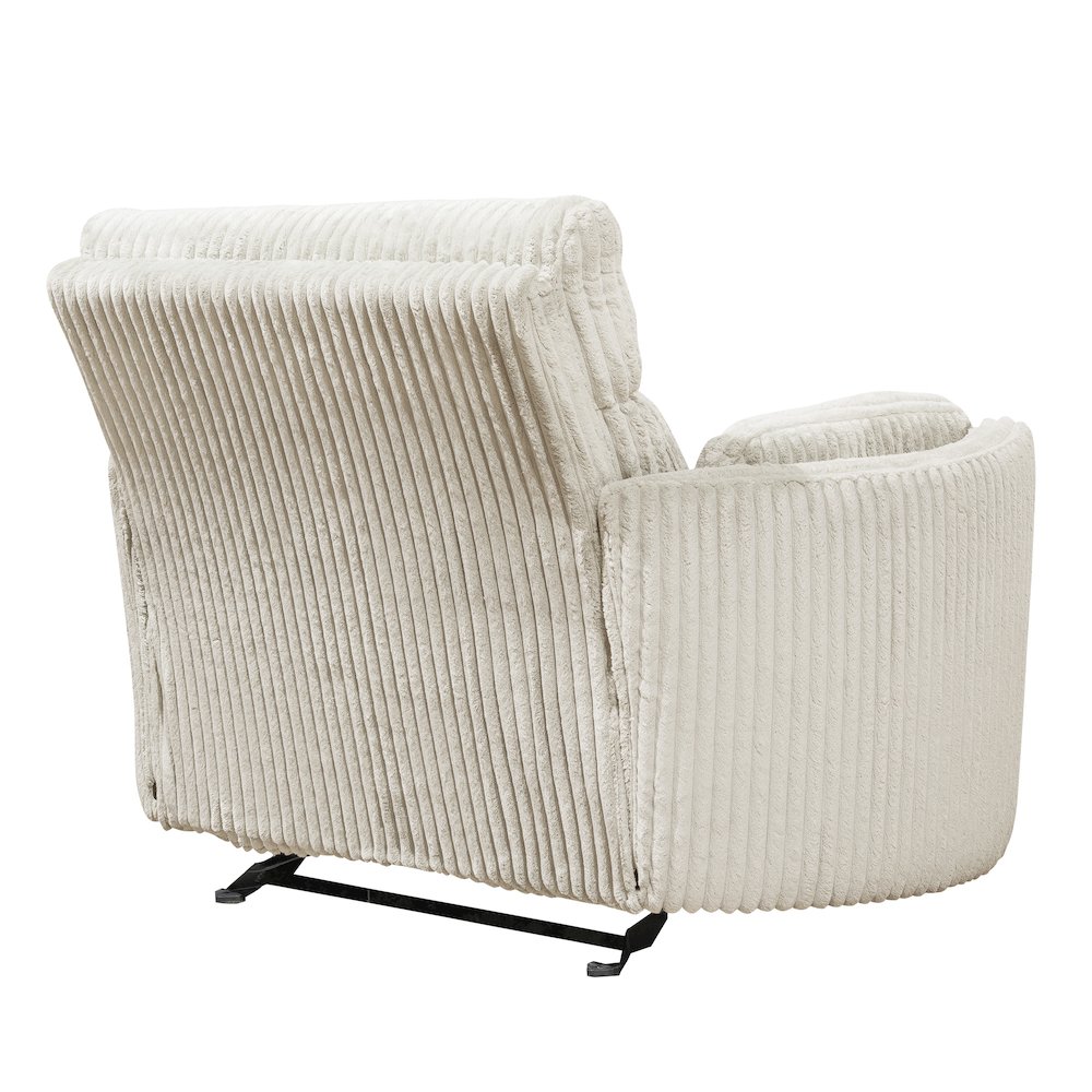 Radius Xl - Mega Ivory Extra Wide Power Glider Recliner Two Pack. Picture 5