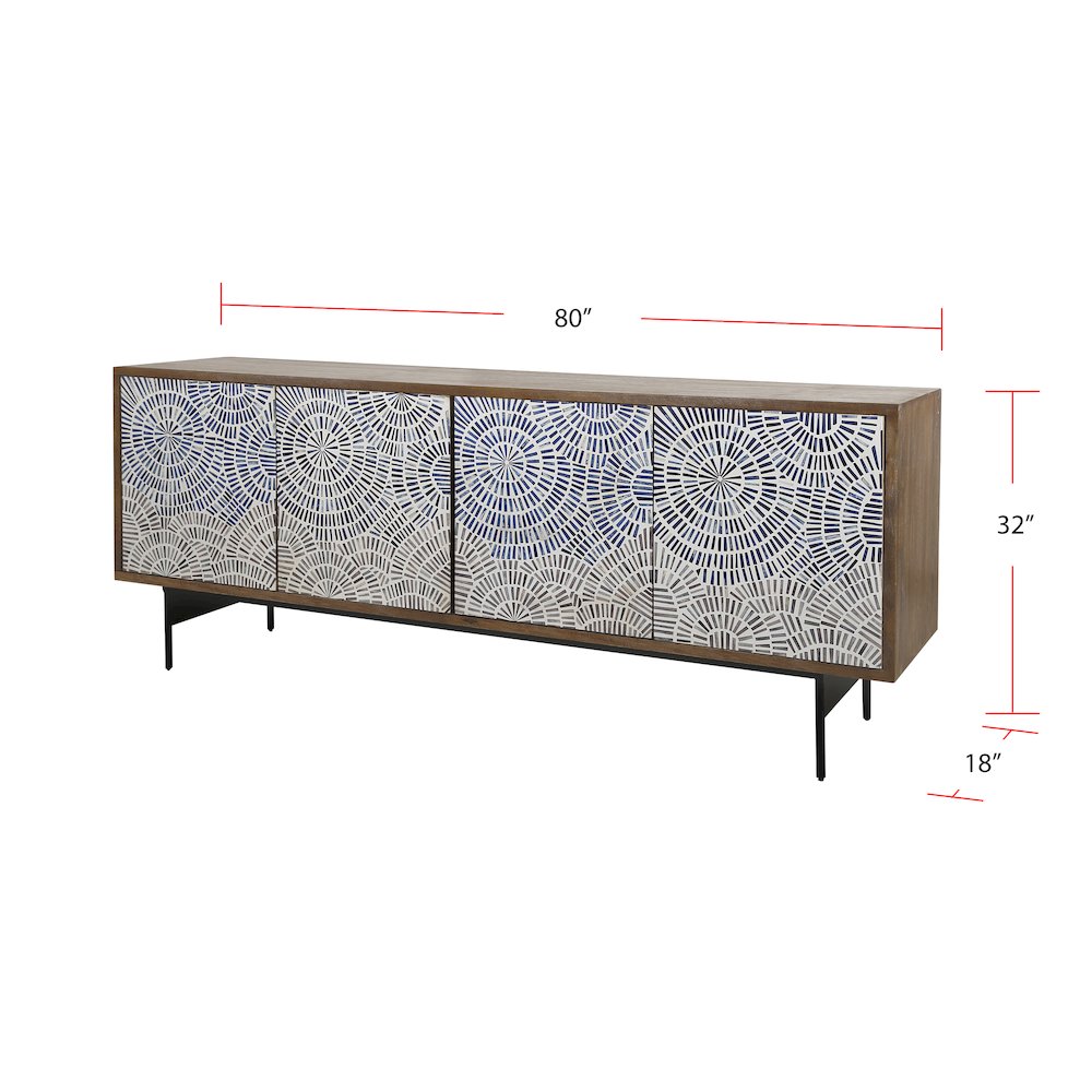 Cocoa Beach 80 In. Console. Picture 12