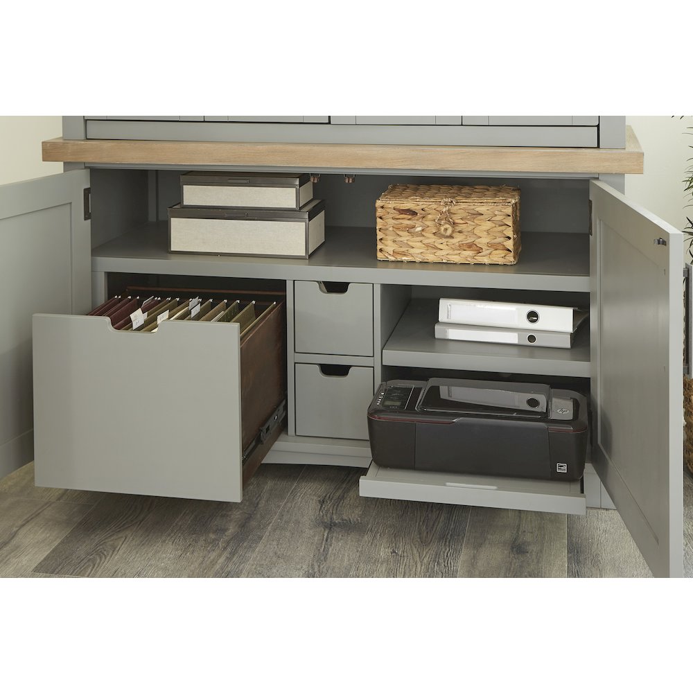 Modern - Dove Workstation with LED Light. Picture 5