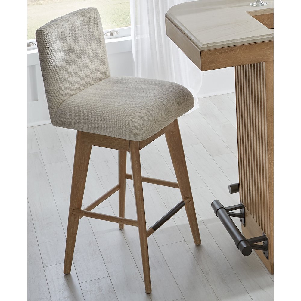Dining Upholstered Swivel Barstool. Picture 5
