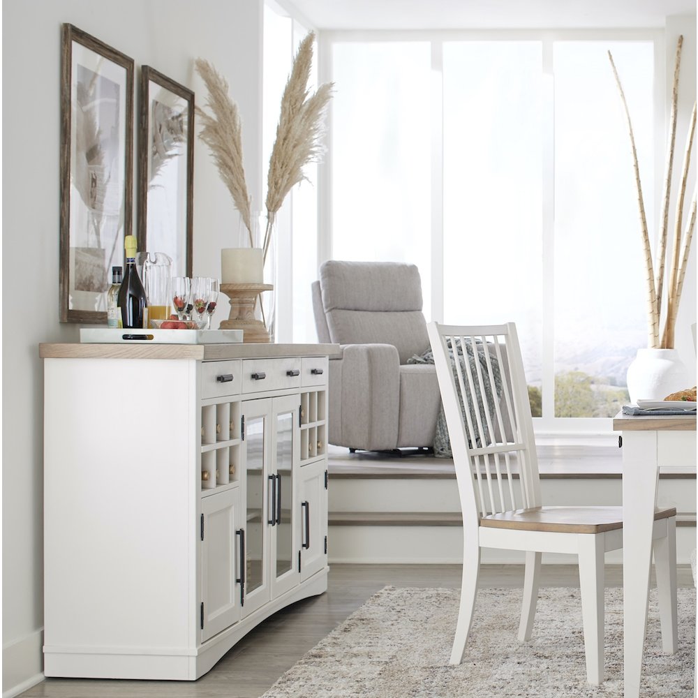 Americana Modern Dining Spindle Back Dining Chair Two Pack. Picture 7