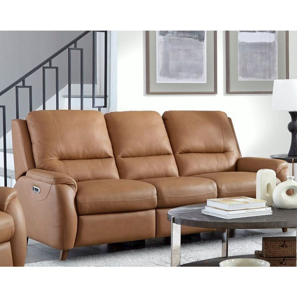 Austin - Caramel Cream Power Reclining Sofa P2. Picture 4