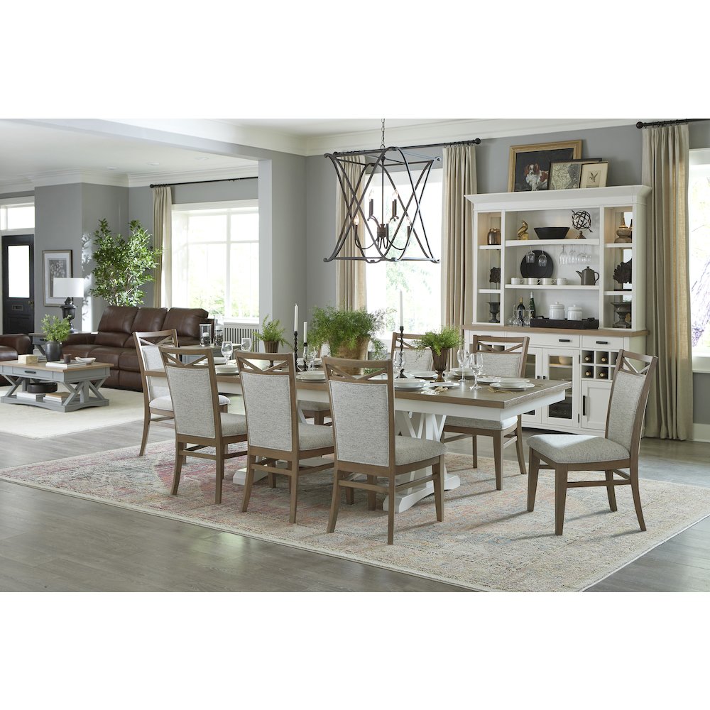 Americana Modern Dining Upholstered Dining Chair Two Pack. Picture 2