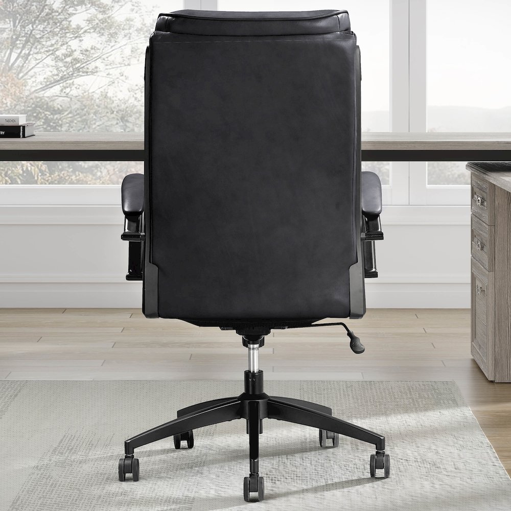 Leather Desk Chair. Picture 6