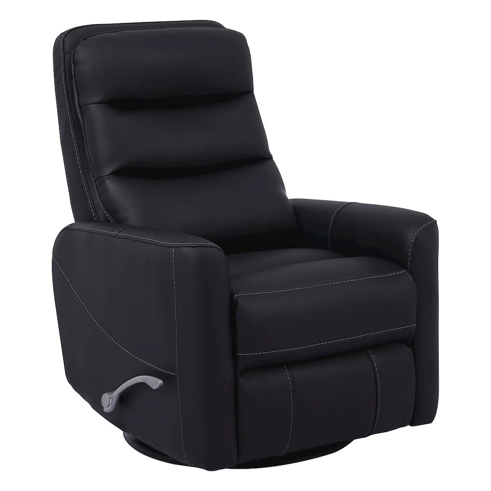 Hercules - Black Swivel Glider Recliner Two Pack. Picture 2