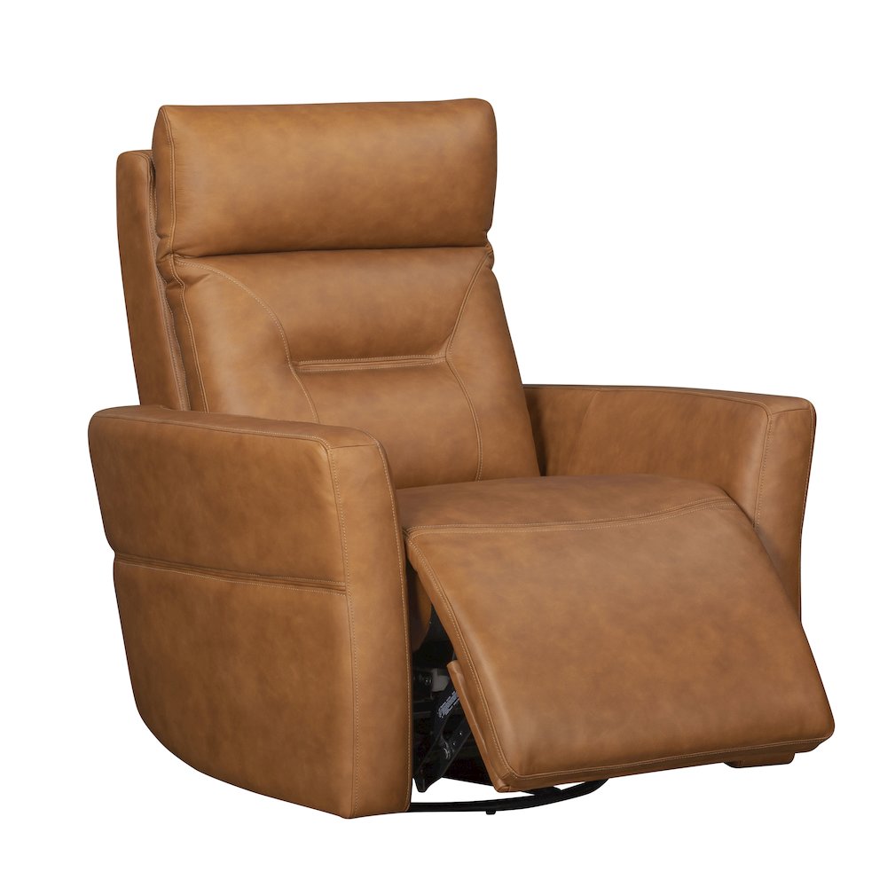 Remmington - Vintage Caramel Power Swivel Glider Recliner P2 Two Pack. Picture 3