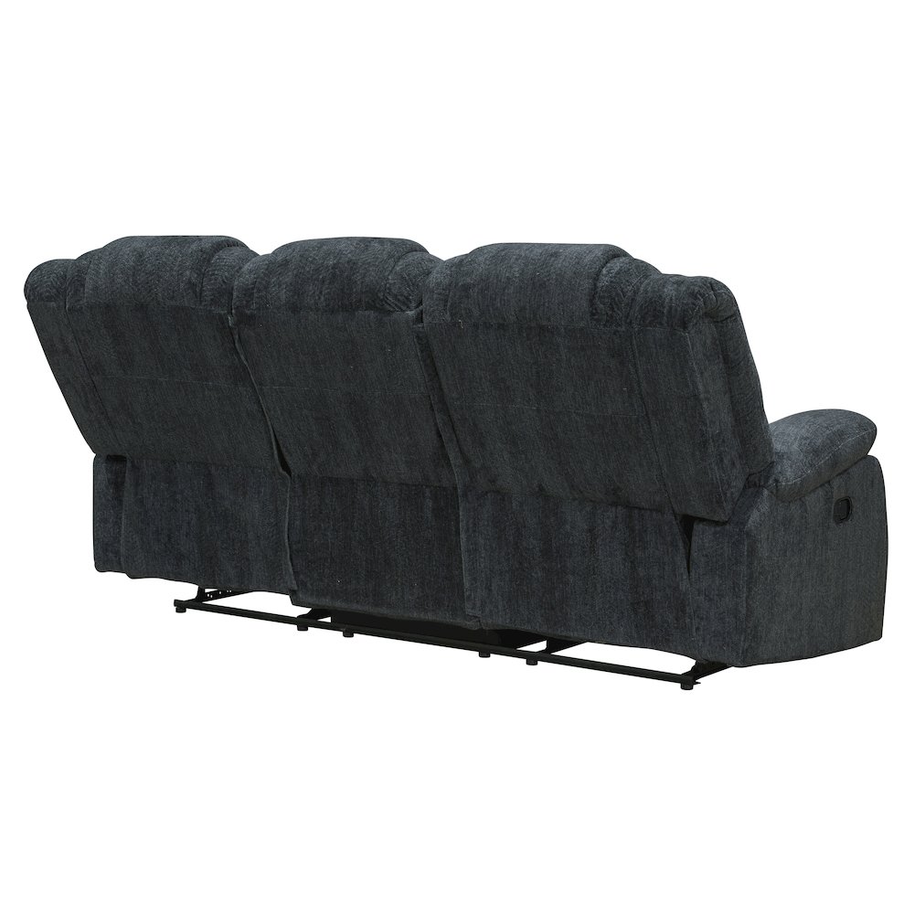 Bolton - Misty Storm Manual Glider Reclining Sofa and Two Recliners. Picture 5