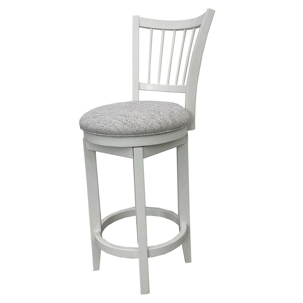Modern Dining Spindle Back Swivel Barstool. Picture 1