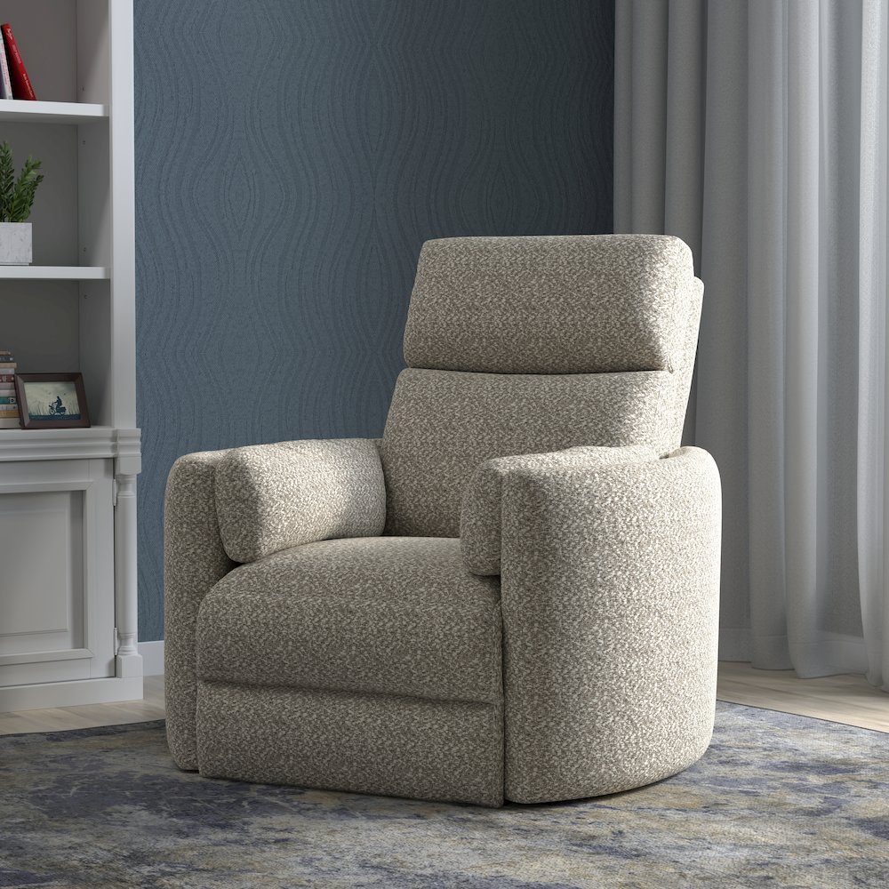 Radius - Tatum River Rock Swivel Power Glider Recliner. Picture 7
