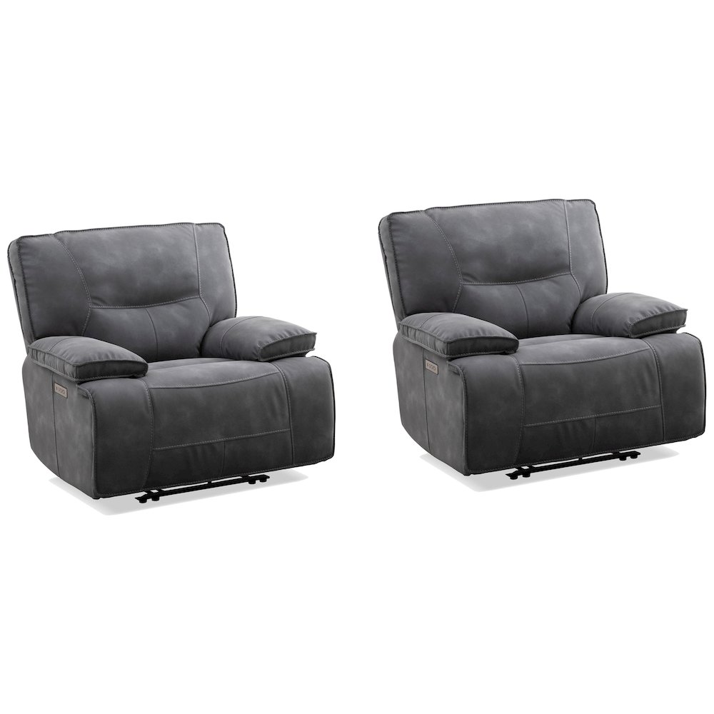 Gladiator - Cobalt Zero Gravity Power Recliner Two Pack. Picture 1