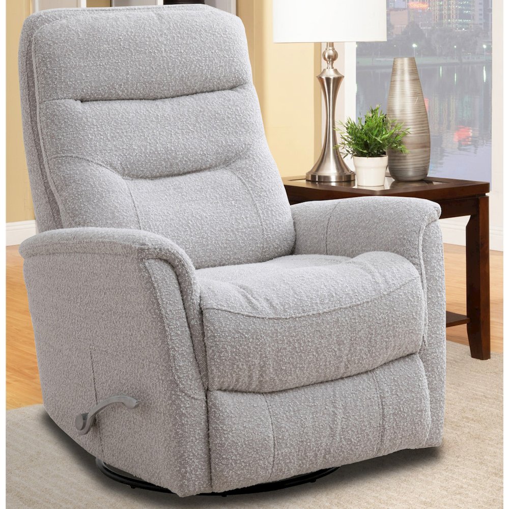 Gemini - Bloke Cotton Swivel Glider Recliner Two Pack. Picture 3