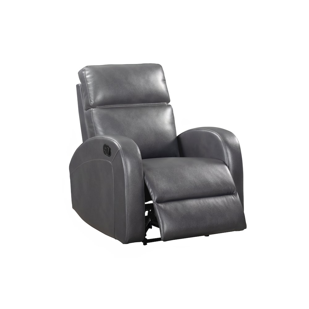 Devin - Pebble Grey Manual Recliner Two Pack. Picture 3