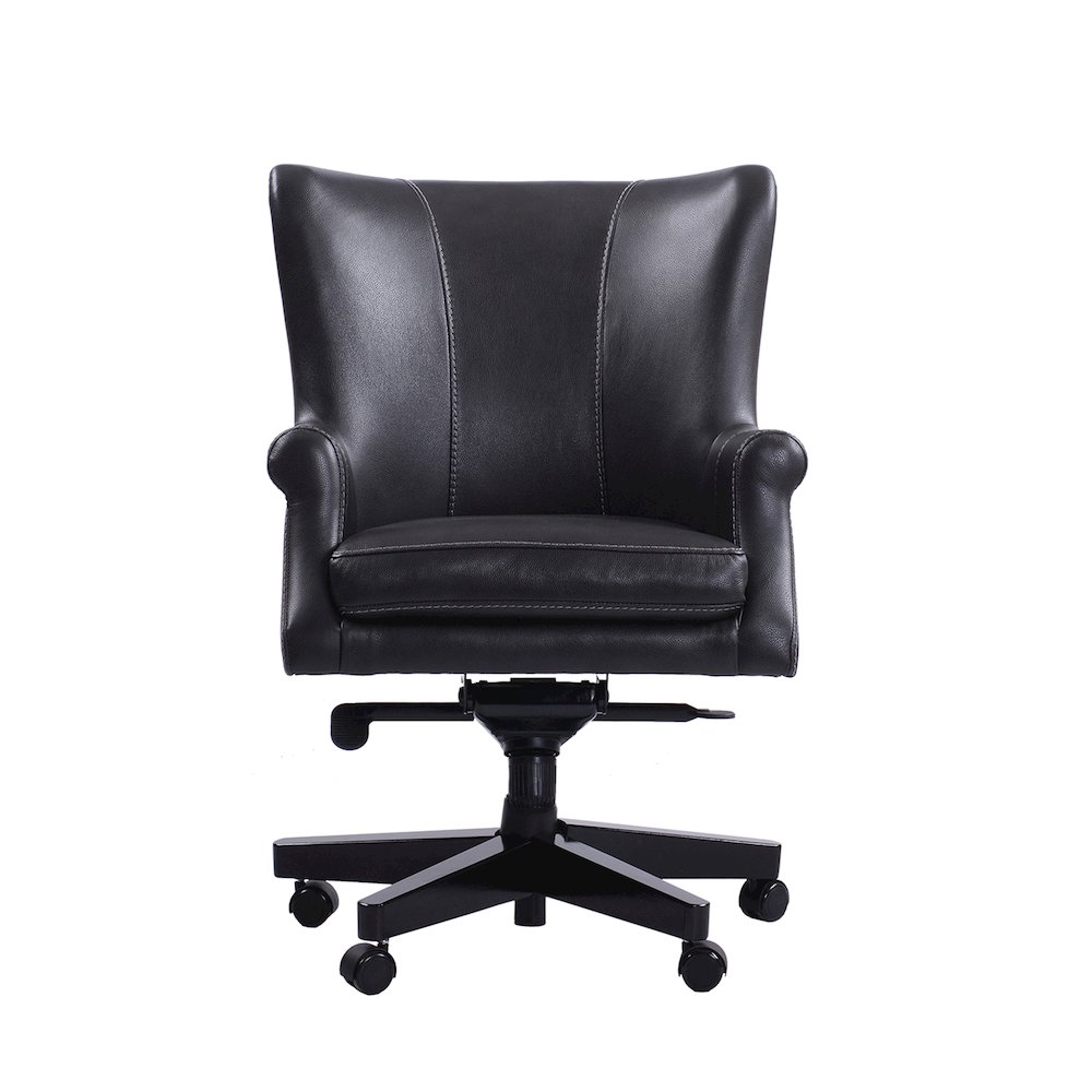 Leather Desk Chair. Picture 3