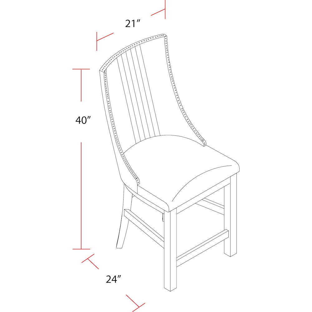 Lodge Dining Swivel Counter Sling Chair Two Pack. Picture 7