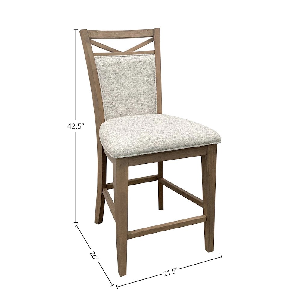 Modern Dining Upholstered Counter Chair Two Pack. Picture 10